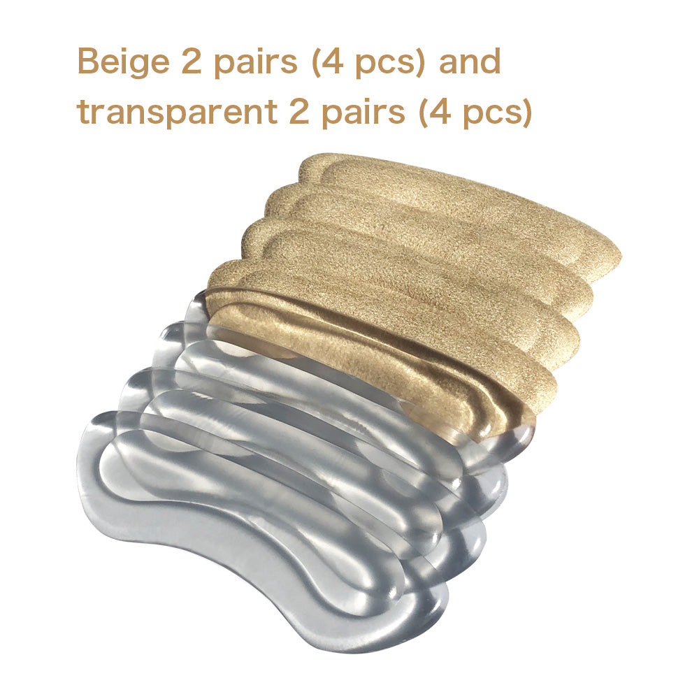 EKSELENT 4 Pairs Heel Liners