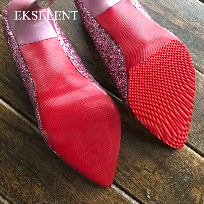 EKSELENT 2 Pairs Non-slip soles  for footwear, namely, for slippers, moccasins